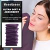 MOONQUEEN Microfiber Facial Cloths Fast Drying Washcloth 12 Pack - Premium Soft Makeup Remover Cloths - Grape Purple view 2