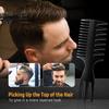 Stylemate Men's Hair Styling Combs and Brush Set - Roller Brush for Adding Volume, Pompadour, Slicked-back, Fauxhawk, Undercut Styling Combs view 3