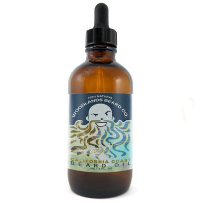 California Coast Beard Oil  Scented with Cedarwood, Frankincense, Orange, Rosemary, and Lemon (4oz)