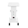 LOYALHEARTDY Salon Trolley Stand, Professional Beauty Rolling Trolley Cart Salon Equipment-Salon Rolling Cart Trolley Holder Stand with with Tray & Plug for Beauty Salon Machines-Maximum Load 99Lbs view 1
