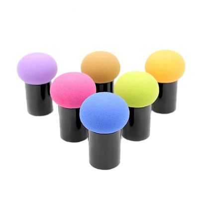 TOSSPER Mushroom Makeup Sponge Cosmetic Blender Puff Face Sponge Beauty Puff Makeup Brush Sponge with Handle Makeup Tools