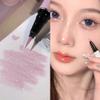 Liquid Glitter Eyeliner Lying Silkworm Pen, Diamond Glitter Eyeshadow Liner Pencil, Body Face Highlighter Long lasting Waterproof Quick-dry Matte Pink Silkworm Champagne Gold Eyeliner Pen view 2
