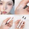 Liquid Glitter Eyeliner Lying Silkworm Pen, Diamond Glitter Eyeshadow Liner Pencil, Body Face Highlighter Long lasting Waterproof Quick-dry Matte Pink Silkworm Champagne Gold Eyeliner Pen view 4