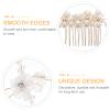 Lurrose 6pcs Elegant Flower Hair Combs Wedding Side Combs for Brides Vintage Hair Accessories for Special Occasions Unique Headpieces for Women view 4