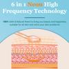 High Frequency Facial Wand - UUPAS Portable Handheld High Frequency Facial Machine with 6 Different Orange Tubes for Face/Hair/Body Home Use Device view 2