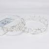 AOPRIE King & Queen Tear Drop Tiara and Crown for Women Men Crystal Hair Accessories for Wedding Prom Bridal Birthday Party Halloween Costume Christmas Gifts Silver Princess Tiara for Girls Boys view 3