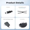 8V Power Cord Compatible with Philips Norelco HQ840 Multigroom Series 3000 MG3750 MG3750/60 MG3760 Charger Shaver Power Supply view 3