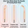 TUMAKOU High Frequency Facial Wand - Orange High Frequency Facial Device Machines for Skin Face Hair - High Frequency Wand with 6 Different Glass Tubes view 3