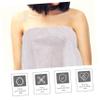 Beaupretty 10pcs Disposable Multi-purpose Bath Skirt Comfortable Non-woven for Spa Beauty Salon and Travel Convenient Use Bathrobe for Women view 4