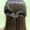 4Pcs Fashion Exquisite Hair Slide Hairpins Minimalist Metal Butterfly Hair Sticks Forks Hairpins Chignon Buns Holder Hair Jewelry Styling Accessories for Women Girls, Gold and Silver view 4