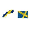 UIEHBCV Waterproof National Flag Stickers Face Body Stickers Unisex Temporary Tattoos Sweden view 3