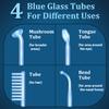 High Frequency Facial Wand - TUMAKOU Portable Handheld Blue High Frequency Facial Machine - 4 Different Blue Glass Tubes for Skin view 3