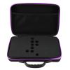 Essential Oils Carrying case for 60 Bottles 5ml 10ml 15ml,Essential Oils Storage, Hard Shell Shockproof & Durable, Perfect for Essential Oils Bottle with Foam Insert(Purple), Essential Oils Stora view 4
