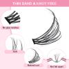 280 Pcs Individual Lashes 30D-D-0.07-14 Cluster Lashes 10D 20D C D Curl Wispy Lashes Bottom Lashes DIY Lashes At Home30D-D-0.07-14 view 2