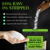 Aromasong 19 lbs RAW Dead Sea Salt with Organic Aloe Vera, not Cleaned, Still Contains All Dead sea Minerals Including Dead sea Mud, Fine Medium Grain Large resealable Bulk Pack - Packaging May Vary view 2