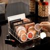 LIEMUAO Eyeshadow Palette Organizer,Makeup Palette Organizer 7-Sections Cosmetics Storage Solution for Eyeshadow Palette, Contour Kit, Blush, Modern Cosmetics Storage view 3