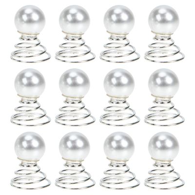 LALAFINA 20Pcs Pearl Hair Screw Clips Swirl Hair Clip Wedding Pearl Hair Spiral Hair Swirl Hair Twists Coils for Wedding Bridal Prom Party