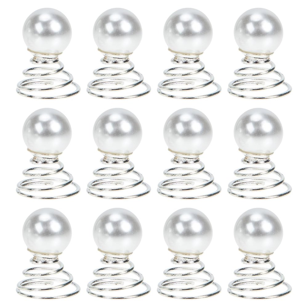 LALAFINA 20Pcs Pearl Hair Screw Clips Swirl Hair Clip Wedding Pearl Hair Spiral Hair Swirl Hair Twists Coils for Wedding Bridal Prom Party