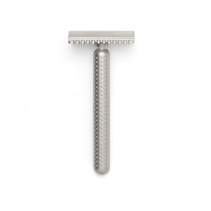 TATARA Masamune Double Edge Safety Razor for Men - Premium Stainless Steel With Stylish Matte Finish - Eco-Friendly Double Sided Shaver for Smooth, Close Shave (Open Comb, Matte)
