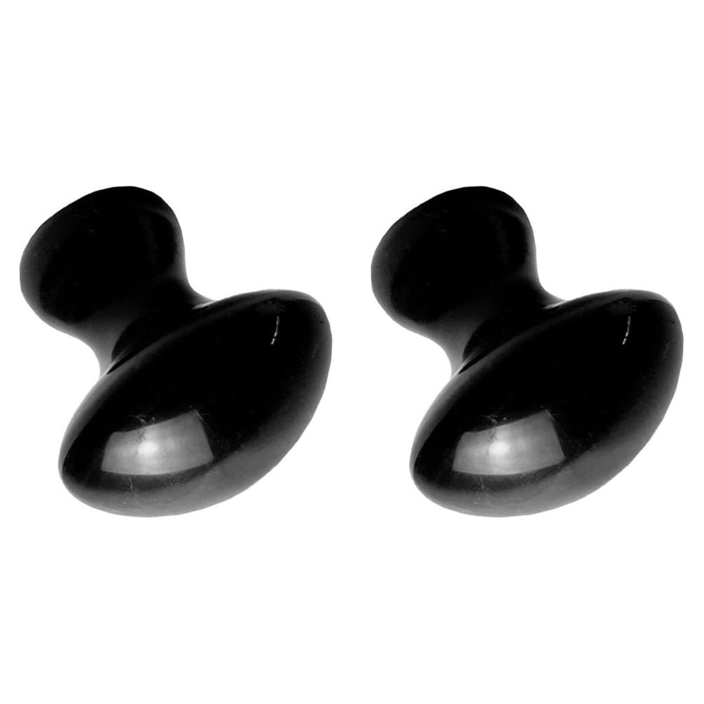 Beavorty 2pcs Scraping Mushroom Stones for Facial Massage Smooth Edges Gua Tools Natural Beauty Massagers for Relaxation Traditional Chinese