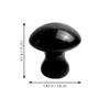 Beavorty 2pcs Scraping Mushroom Stones for Facial Massage Smooth Edges Gua Tools Natural Beauty Massagers for Relaxation Traditional Chinese view 2