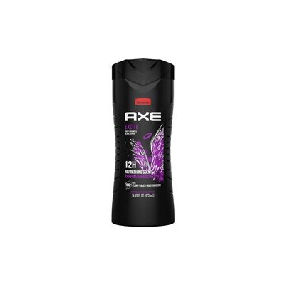 Axe Shower Gel, Excite 16 oz (Pack of 5)