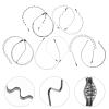 Beavorty 10pcs Men Metal Headbands Black Wavy Hairbands for Sports and Fashion Comfortable Non-slip Design for Workouts and Daily Use view 3