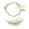 KALLORY 3pcs Bridal Hair Accessories Handmade Floral Hair Comb for Bridesmaids Flower Girls Versatile Wedding Headdress Delicate Design Random Two Patterns for Weddings and Special view 3