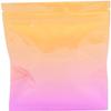 QQ Studio Pack of 100 Double-Sided Two-Tone Ombre Color Gradient Silver Foil Resealable Bags w/Tear Notches for Beauty Scrub Products (7" x 10", Ombre Orange) view 1