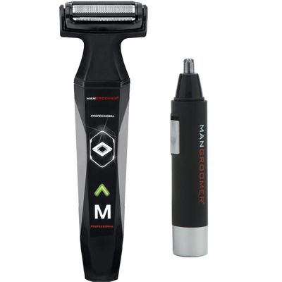 MANGROOMER The Looking Great 2 Professional Body Groomer and Trimmer Bundle for Boys