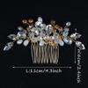 JWICOS Bride Wedding Hair Combs Crystal Bridal Headpieces Hair Accessories for Women and Girls (Gold) view 4