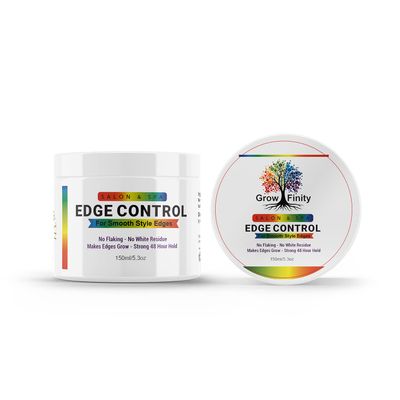 GrowFinity Hair Growth Gel with Biotin and Argan Oil for Rapid Growth | Strong 48-Hour Hold Styling Gel for Edges | Extra Large 5.3 Oz