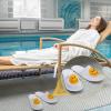 Coume 30 Pairs Disposable Slippers for Guests Bulk, Unisex Spa Smile Face Slippers for Hotel House Travel Party Shoeless Home(1 Size) view 3