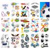 Qpout 14 Sheets Soccer Temporary Tattoos Soccer Ball Tattoos for Kids Boys World Cup Soccer Fake Tattoo Sticker, Children Birthday Party Bag & Stocking Filler Kids Game Gifts Party Favour Supplies view 1