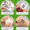 Qpout 14 Sheets Soccer Temporary Tattoos Soccer Ball Tattoos for Kids Boys World Cup Soccer Fake Tattoo Sticker, Children Birthday Party Bag & Stocking Filler Kids Game Gifts Party Favour Supplies view 4