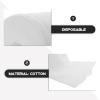 KALLORY Disposable Facial Towels and Makeup Pads Natural Non-Woven Face Cloths for Cleansing and Makeup Removal Travel-Friendly Soft and Breathable Skin Care Wipes 5.9X3.9 Inches view 3