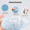 2 Pcs Facial Sponge, Facial Cleansing Pads, Reusable Glove Bath Sponge, Puff Style Exfoliating Pads, for Deep Pore Cleansing view 4