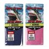 Extra Rough, Exfoliating Washcloth [Made in Japan] Exfoliating Towel Special Texture Makes Fluffy Foam Lather, Back Scrubber, Dead Skin Cell Remover [Loofah for Women and Men] (2pcs Set(Blue, Pink)) view 1