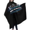 Custom Barber Cape Hairdresser Cape, Add Your Photo Text Logo Personalized Barber Salon Cape for Men, Customized Hair Cutting Cape for Home Salon Barbershop view 2