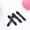 Beaupretty 100pcs Double-ended Eyeshadow Applicators Black Sponge Makeup Brushes for Eye Shadow Application for Travel Parties and Daily Use view 3