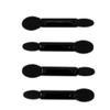 Beaupretty 100pcs Double-ended Eyeshadow Applicators Black Sponge Makeup Brushes for Eye Shadow Application for Travel Parties and Daily Use view 4