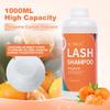 ACTROL Eyelash Extension Cleanser Tangerines 1L Natural Lash Extension Shampoo Professional Eyelid Foaming Cleanser Paraben & Sulfate Free Non-lrritating with Salon and Home Care view 4
