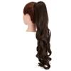 24 Inch Ponytail Extension Claw Clip in Long Wavy Curly Hair Extension Jaw Clip Ponytail Hairpiece Synthetic Pony Tail view 4