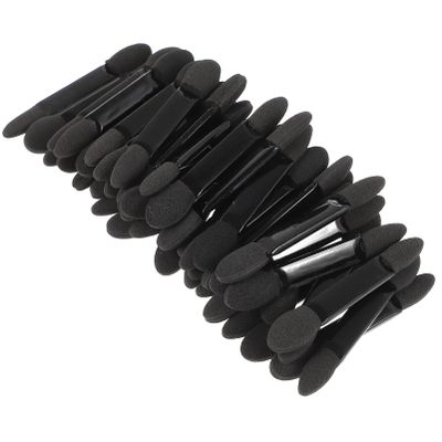 Beaupretty 50pcs Applicator Double Sided Brush Oval Eyeshadow Brush Travel Makeup Eye Makeup Bulk Sponges Eyeshadow Sponge Sponge Eyeshadow Women Lip Short Miss
