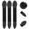 Beaupretty 50pcs Applicator Double Sided Brush Oval Eyeshadow Brush Travel Makeup Eye Makeup Bulk Sponges Eyeshadow Sponge Sponge Eyeshadow Women Lip Short Miss view 3