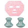 ideayard Mushroom Massage Tool & Jade Face Mask all Natural Crystal for SPA Massage view 1