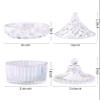 TOROKOM 2Pcs Monomer Dappen Dish Glass Nail Dishes with Lids Colorful Small Nail Cup Jars Damping Dapping Dish for Acrylic Nails Liquid Powder Containers view 2