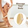 Metene 2 Pack Dry Body Brushes, Exfoliating Body Scrubbers, Natural Bristles for Dry Skin, Improve Circulation, Stop Ingrown Hairs, Reduce Acne and Cellulite (G7130) view 4