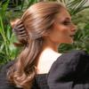 4 Pieces 3.5'' Large Octopus Claw Clips for Thick Long Hair, Big Hair Clips for Women, Strong Hold Hair Claw Clips, Matte Non-slip Jaw Hair Clips (Neutral Color) view 2