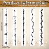 20 Pcs Barbed Wire Temporary Tattoos Barbed Fake Wire Tattoo Removable Black Arm Stickers for Men Women Kids Halloween Costume Supplies Totem Body Art view 3